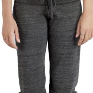 Women's Alternative Apparel Eco Heather Cropped Pants - UMD Terps Turtle Embroidered Front Left Hip