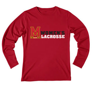 UMD Women's Lacrosse - Ladies Zorrel Longsleeve Performance Crewneck