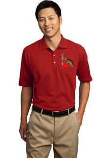 Nike Golf - Dri-FIT Pique II Polo - UMD Men's Lacrosse Terp's Turtle Embroidered Left Chest
