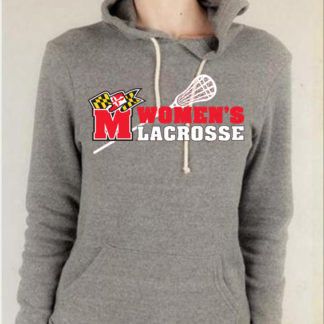Ladies Alternative Apparel Hoodlum Hoody - UMD Women's Lacrosse Logo Screenprinted