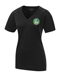 13thGirl Ladies Performance VNeck Tee