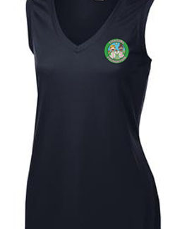 13thGirl Ladies Sleeveless Competitor Vneck Tee