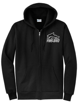 West Hills High School Blue & Black Brigade Full Zip Hoody