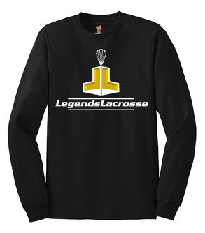 Legends Lacrosse Black Longsleeve Tee Shirt