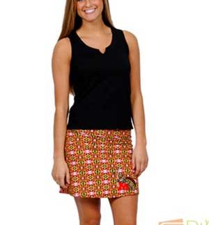 UMD Lacrosse Alumni - Ladies Maryland Patterned Skort