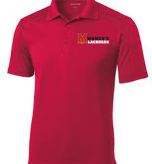 UMD Lacrosse Alumni - Men's Performance Polo w/ Women's Lacrosse Logo