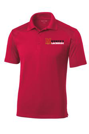 UMD Lacrosse Alumni - Men's Performance Polo w/ Women's Lacrosse Logo