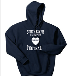 South River Seahawks Navy Football Hoody