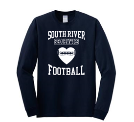 South River Seahawks Navy Longsleeve Tee