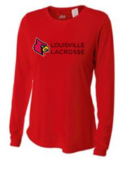 University of Louisville Women's Lacrosse Ladies Longsleeve Performance Tee (L3)