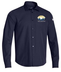 NFB UA Ultimate Long Sleeve Navy Button Down Shirt