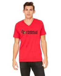 University of Louisville Women's Lacosse Unisex Jersey Shortsleeve V-Neck Tee