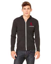 University of Louisville Women's Lacosse Lightweight Tri-Blend Full Zip Hoody