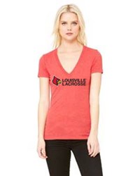 University of Louisville Women's Lacosse Ladies V-Neck Tee