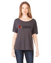 University of Louisville Women's Lacosse Ladies Flowy Open Back Tee