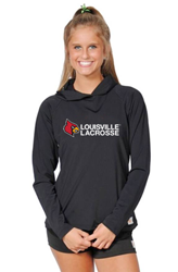University of Louisville Women's Lacosse Ladies Spandex Hoody -- *Check out back of hoody*
