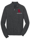 University of Louisville Women's Lacrosse Men's Quarter Zip Sweater