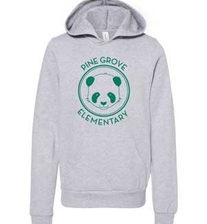 Pine Grove Elementary School Youth Hoodie - PANDA LOGO