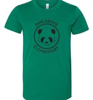 Pine Grove Elementary School Youth Tee - PANDA LOGO